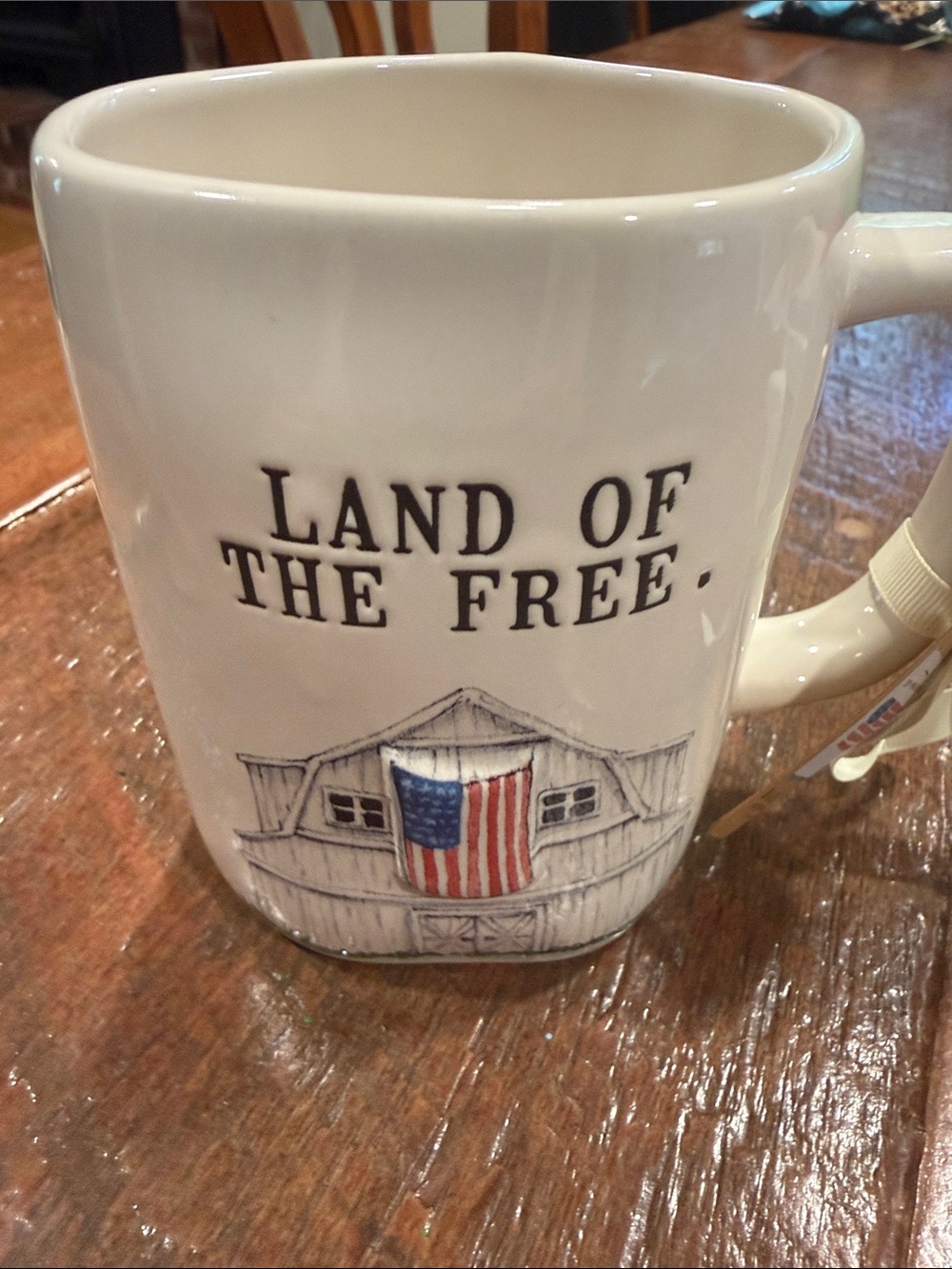 NWT Rae Dunn Land Of The Free mug.